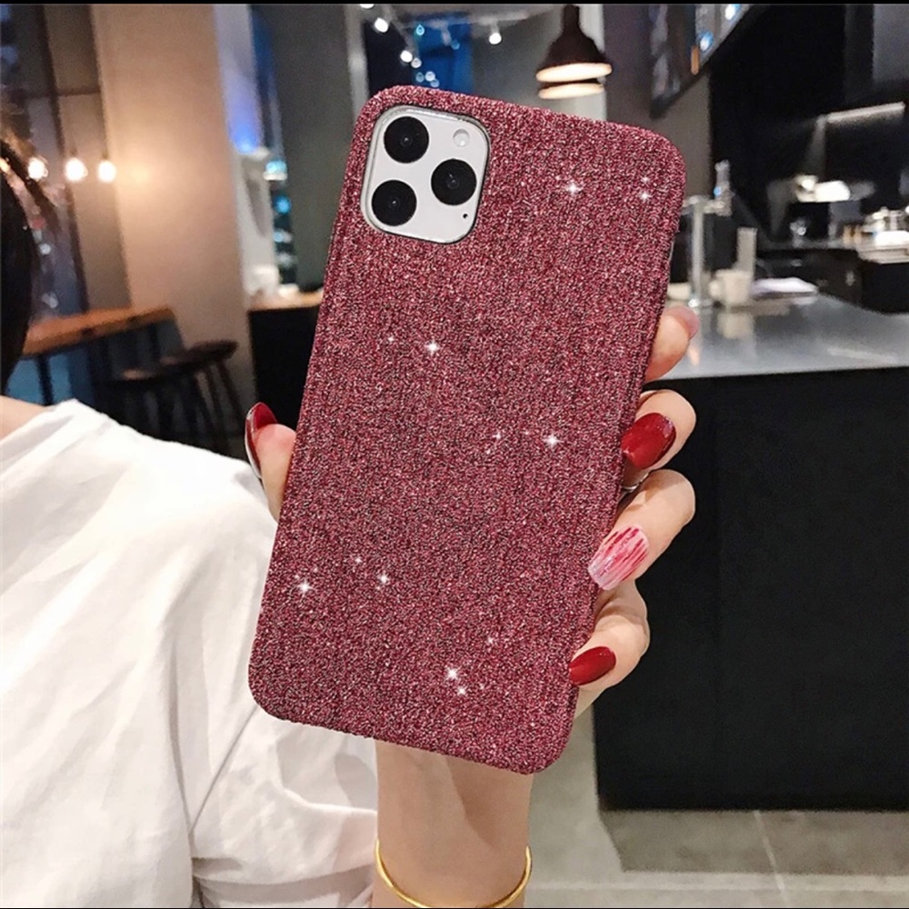 Red Shimmery iPhone Case